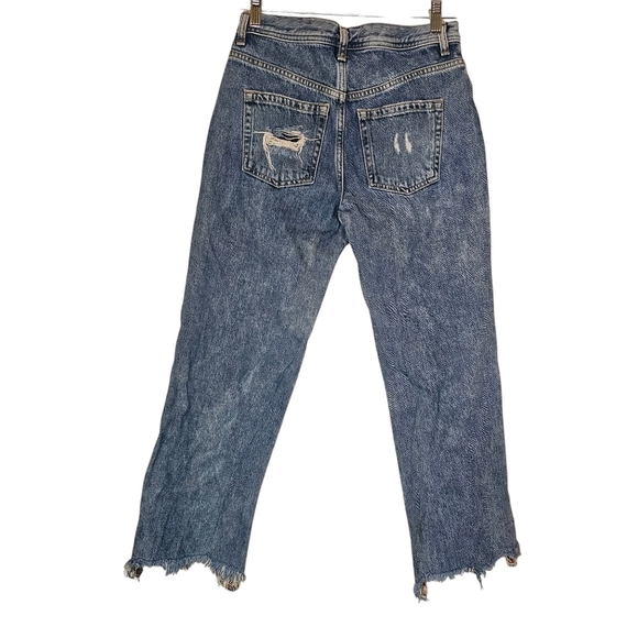 Free People Women's Maggie Mid-Rise Straight Leg Jeans - Picture 9 of 12